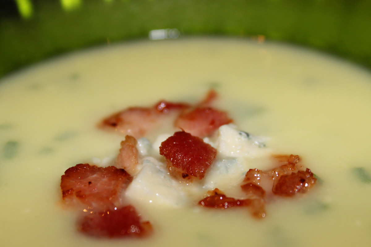 Blueberry-Cauliflower Soup