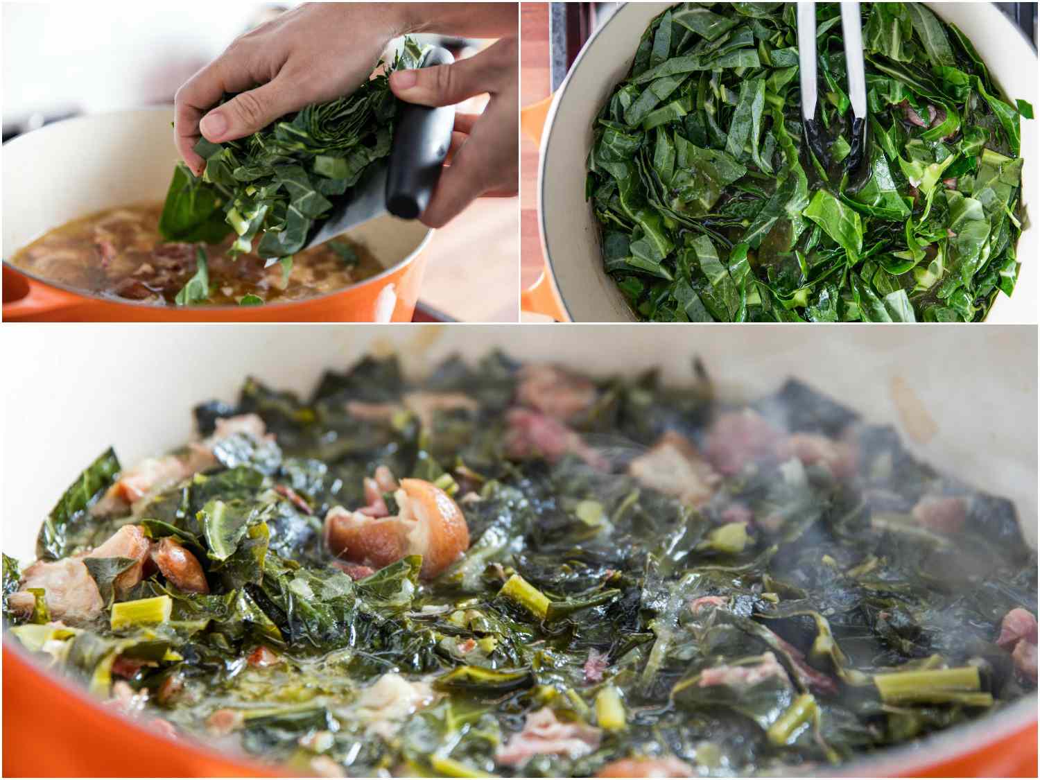 Ginger-Garlic Bone Broth with Collard Greens