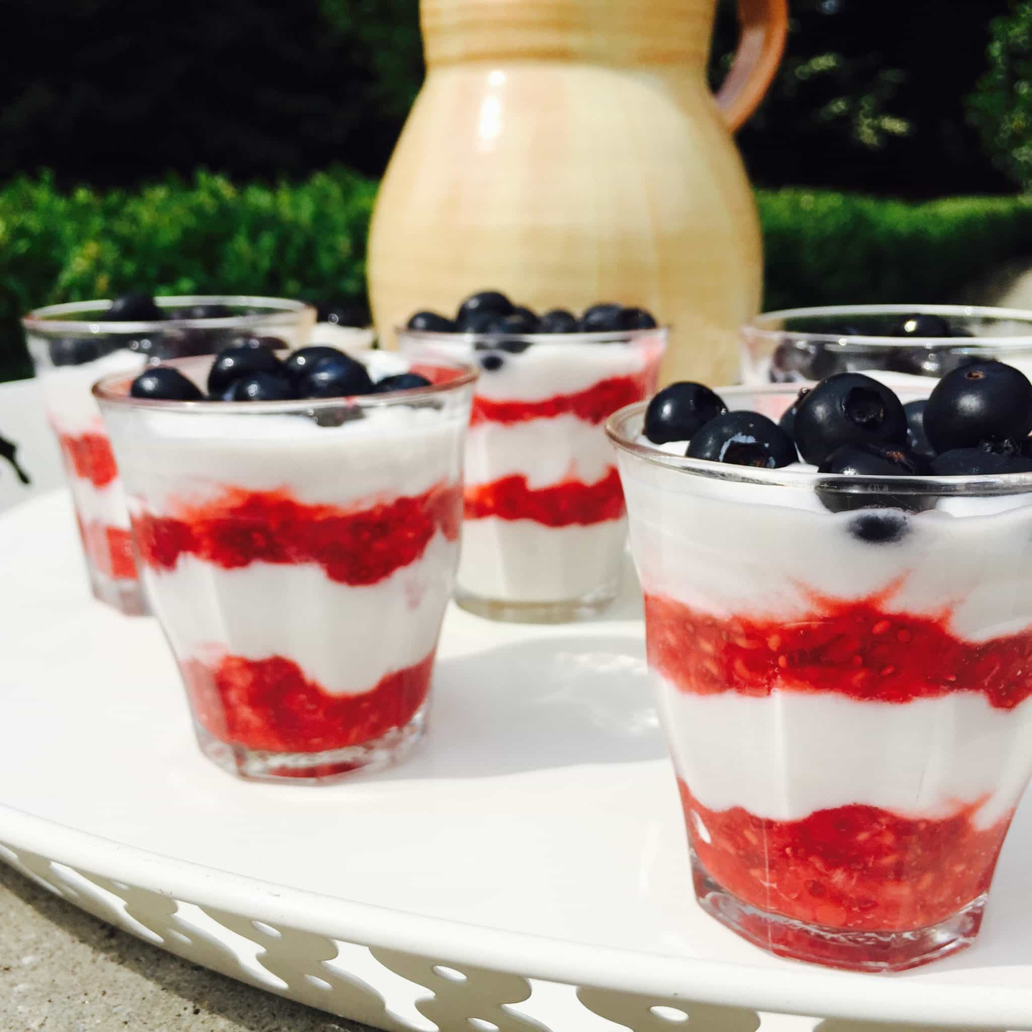 Vibrant Berry and Coconut Parfaits