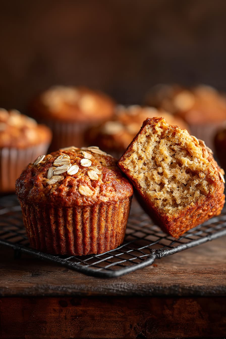 Banana and Oatmeal Muffins