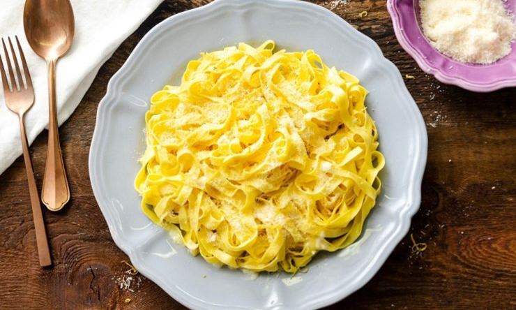 Lemon and Aperol Tagliatelle
