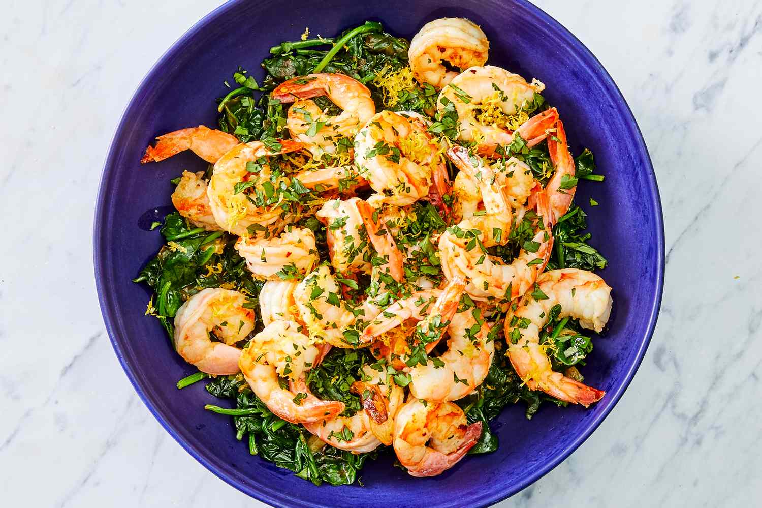 One-Pot Shrimp with Cherry Tomatoes and Spinach