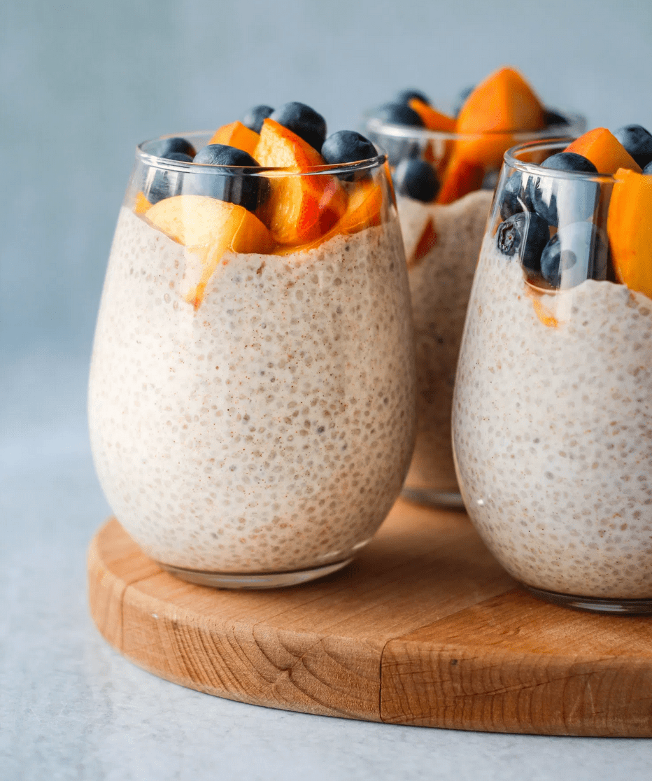 Avocado-Chia Seed Pudding with Cinnamon