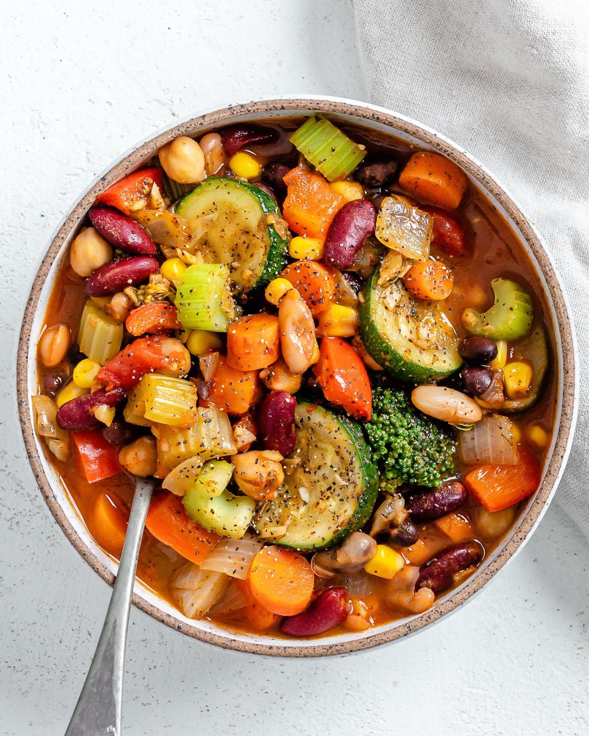 One-Pan Vegetable and Bean Stew