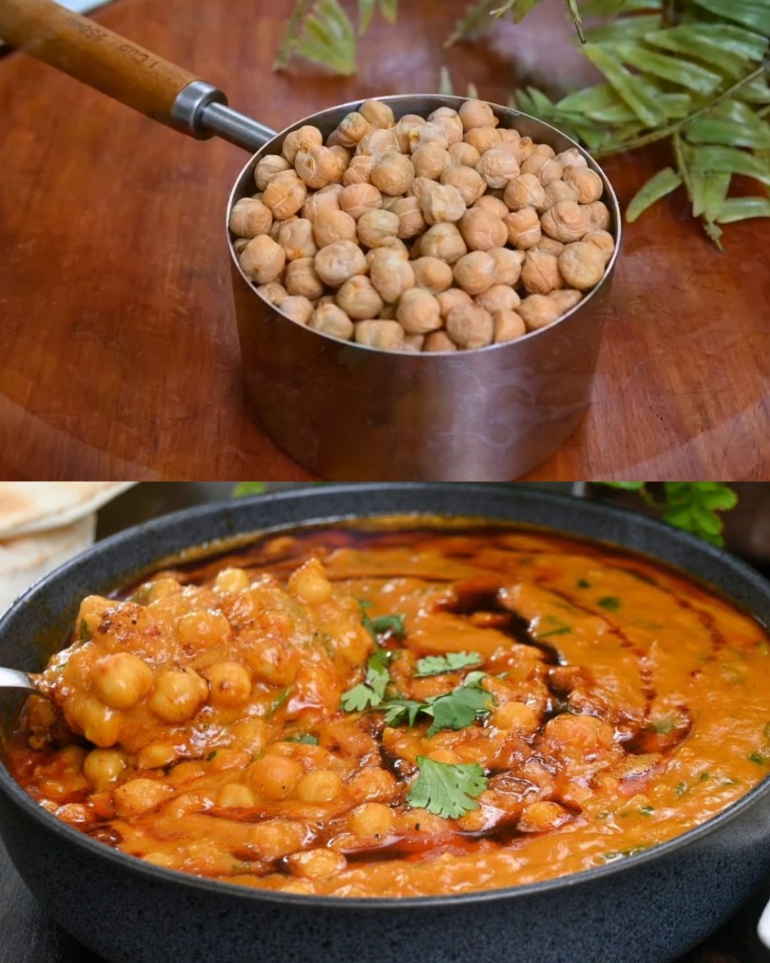 Turmeric and Cumin Spiced Chickpea Curry