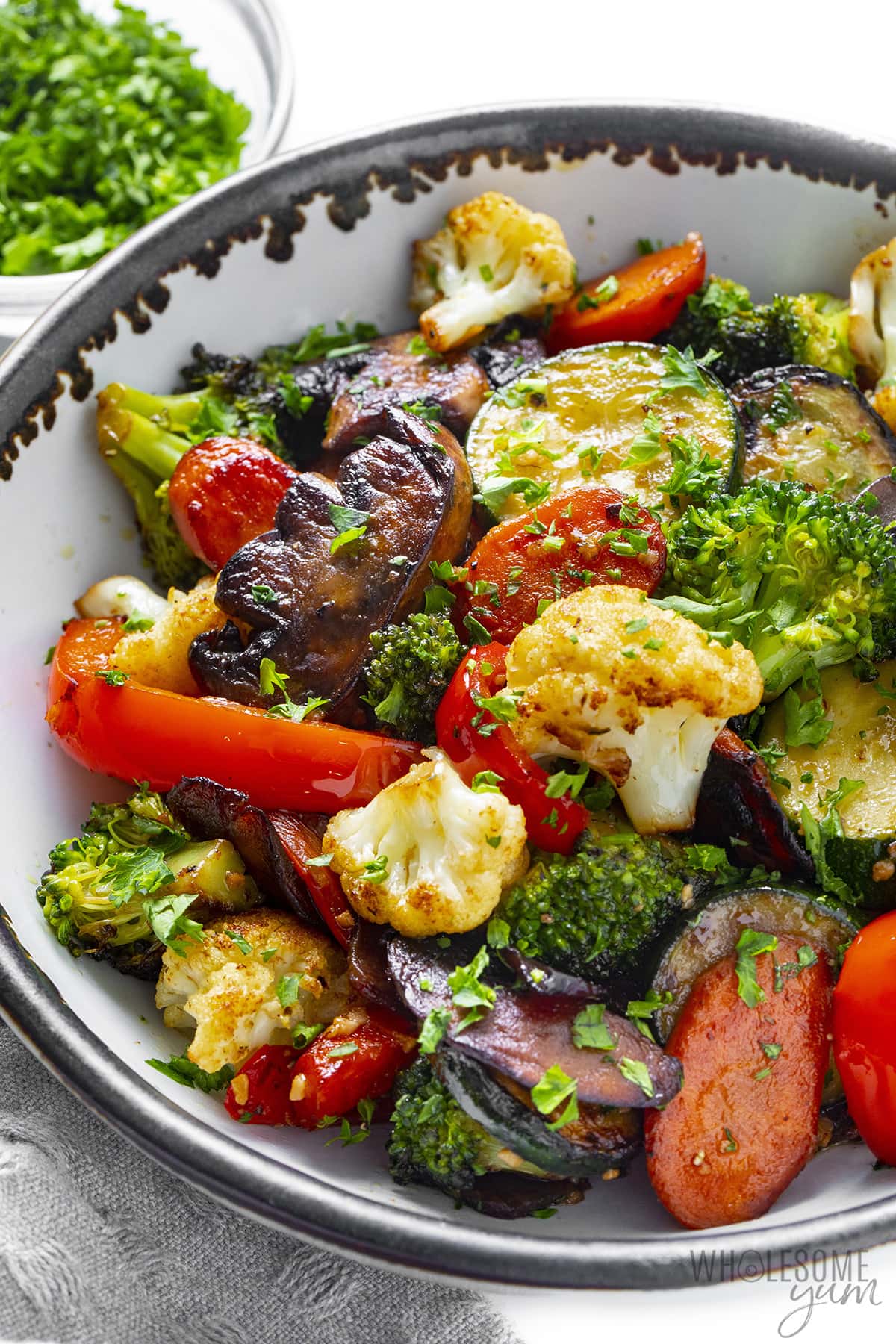 Sesame-Soy Stir-Fried Seasonal Vegetables