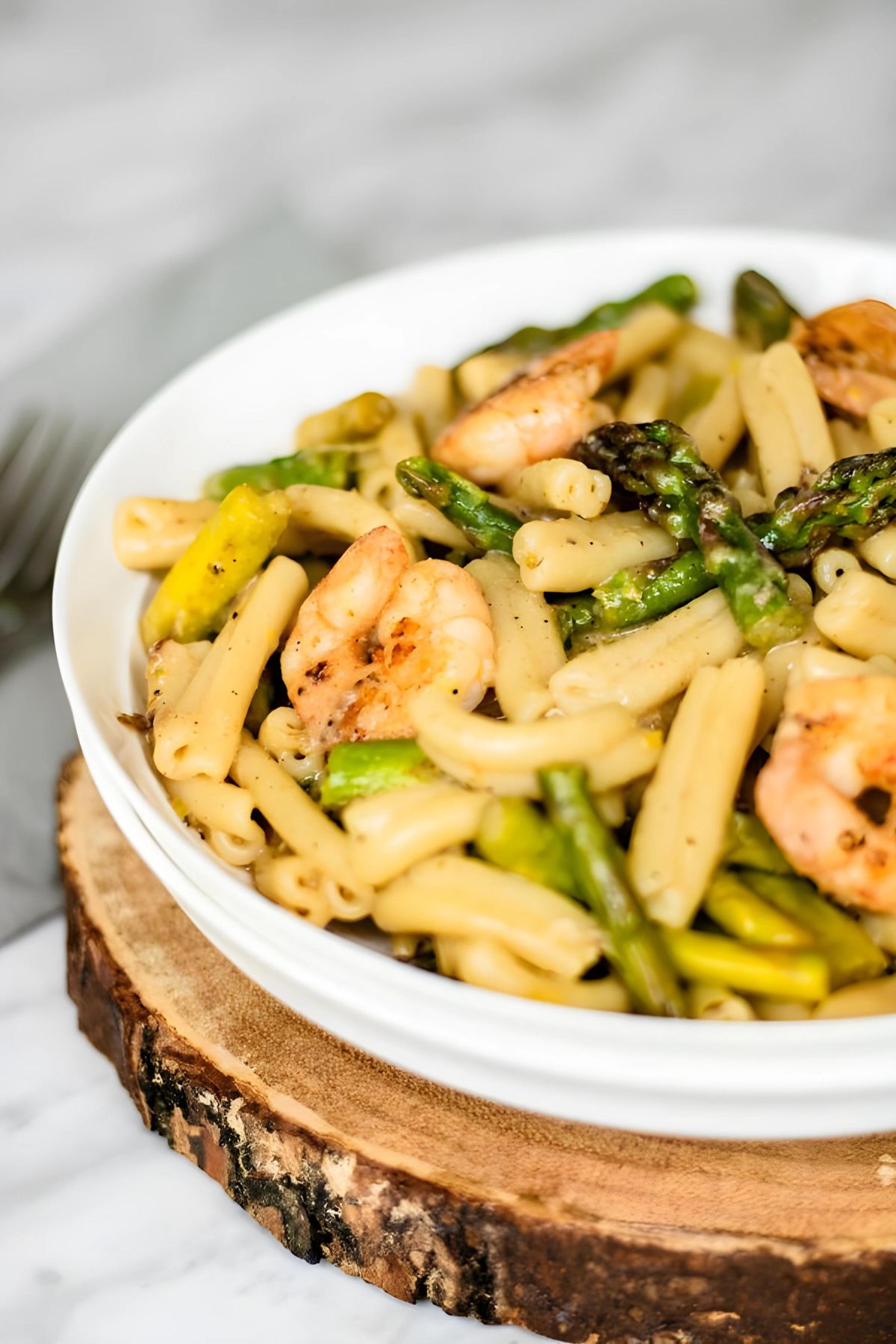 with Lemon-Pepper Shrimp and Asparagus