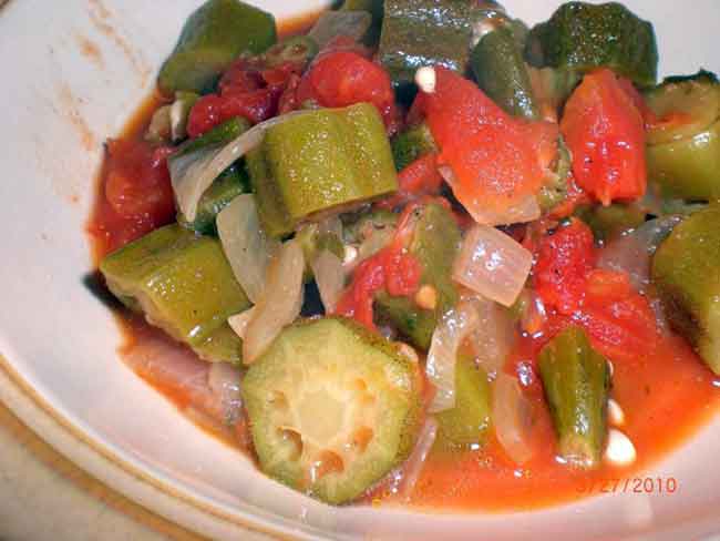 Coconut-Infused Okra Stew with Tomatoes