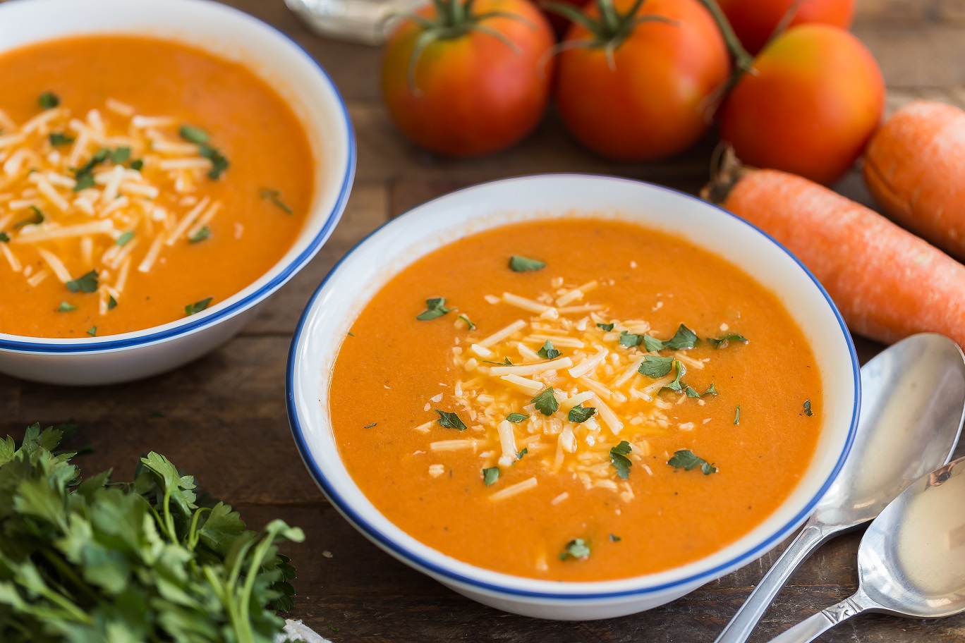Creamy Tomato Carrot Soup
