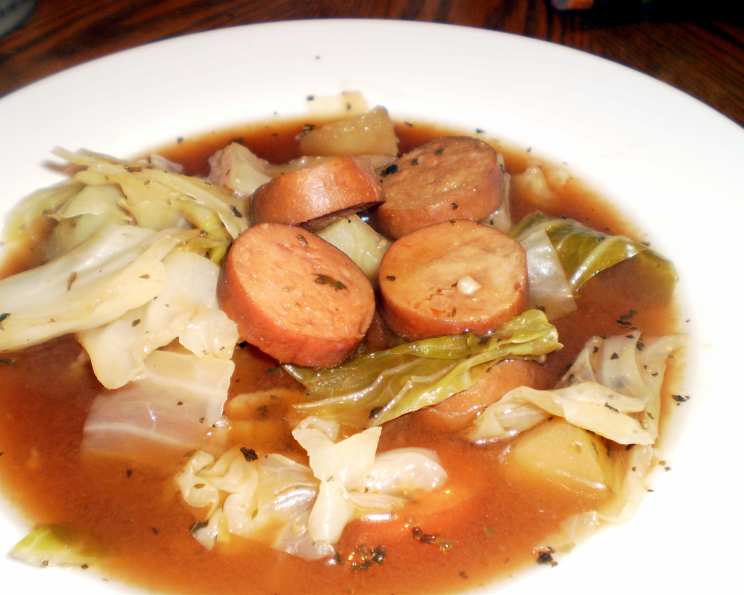 Insular Danish Cabbage and Sausage Stew