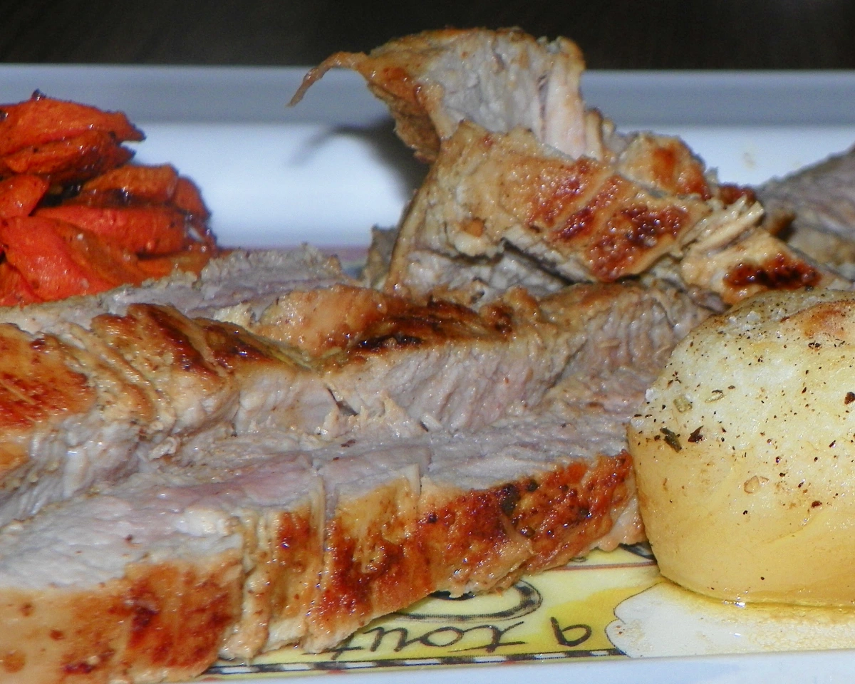 Garcia-Style Mole Pork Tenderloin with Plantains