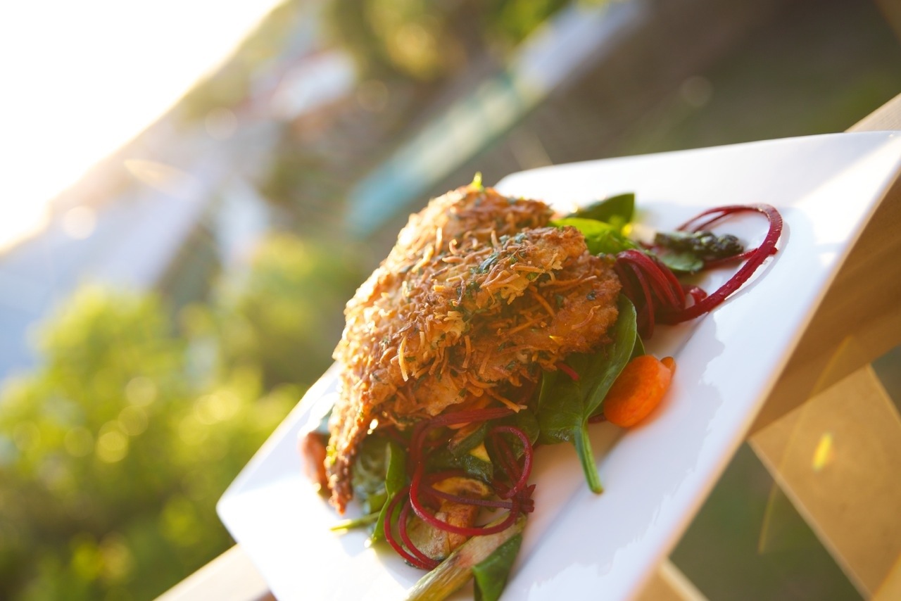 Coconut-Crusted Fish with Lime-Cilantro Sauce