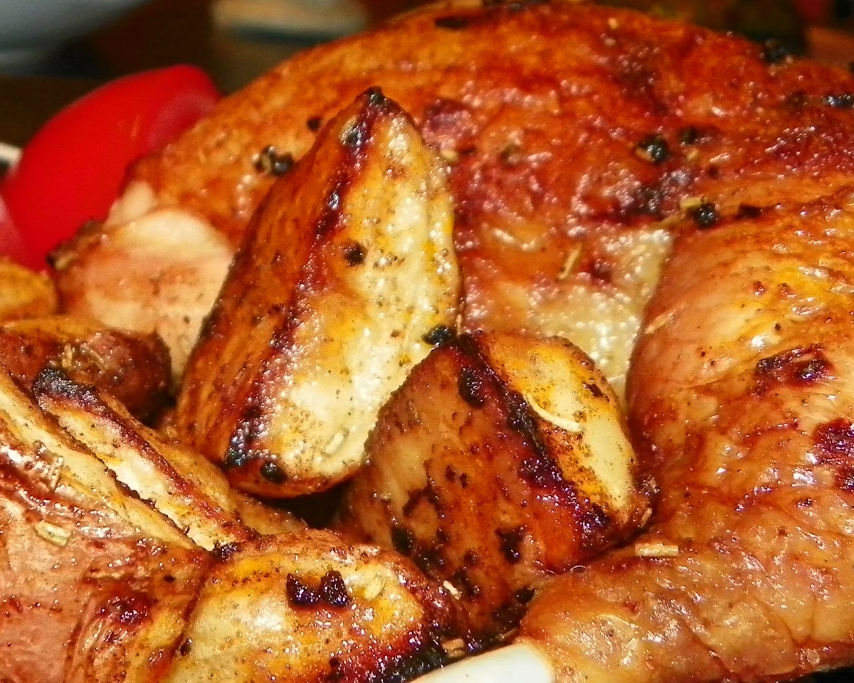 Rosemary-Infused Chicken with Lemon and Potatoes