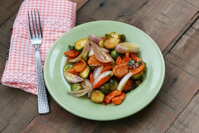 Sheet Pan Honey-Mustard Roasted Vegetables