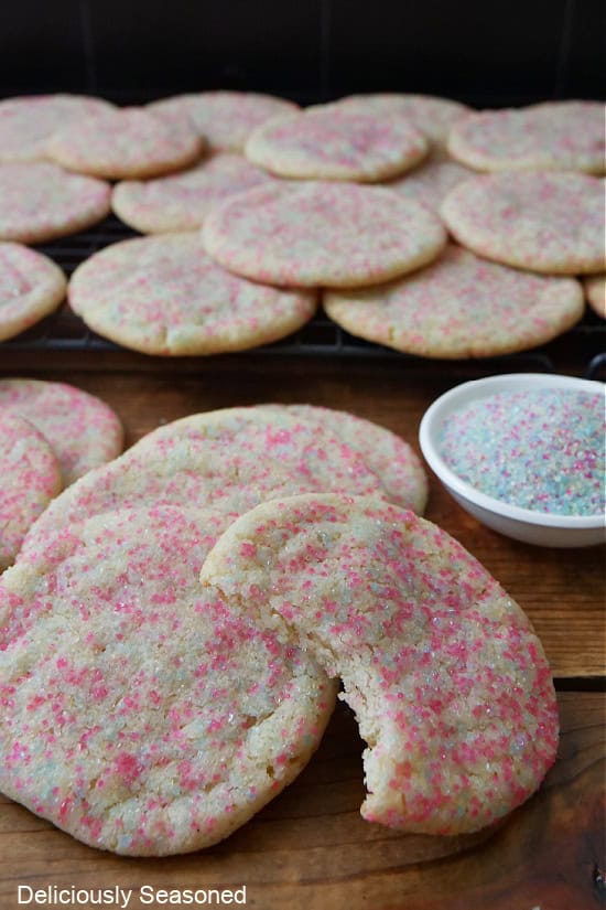 Rainbow Sprinkle Sugar Cookies