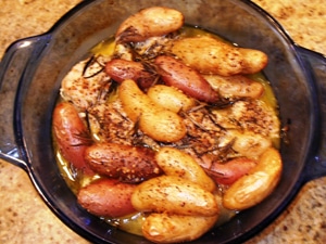 Rosemary-Infused Chicken with Fingerling Potatoes