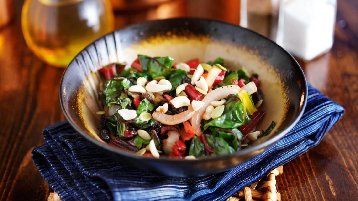Rainbow Chard and Avocado Salad