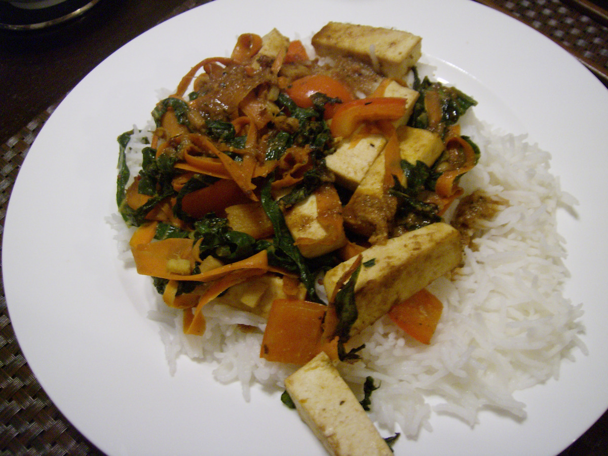 Thai Peanut Stir-Fry with Tofu