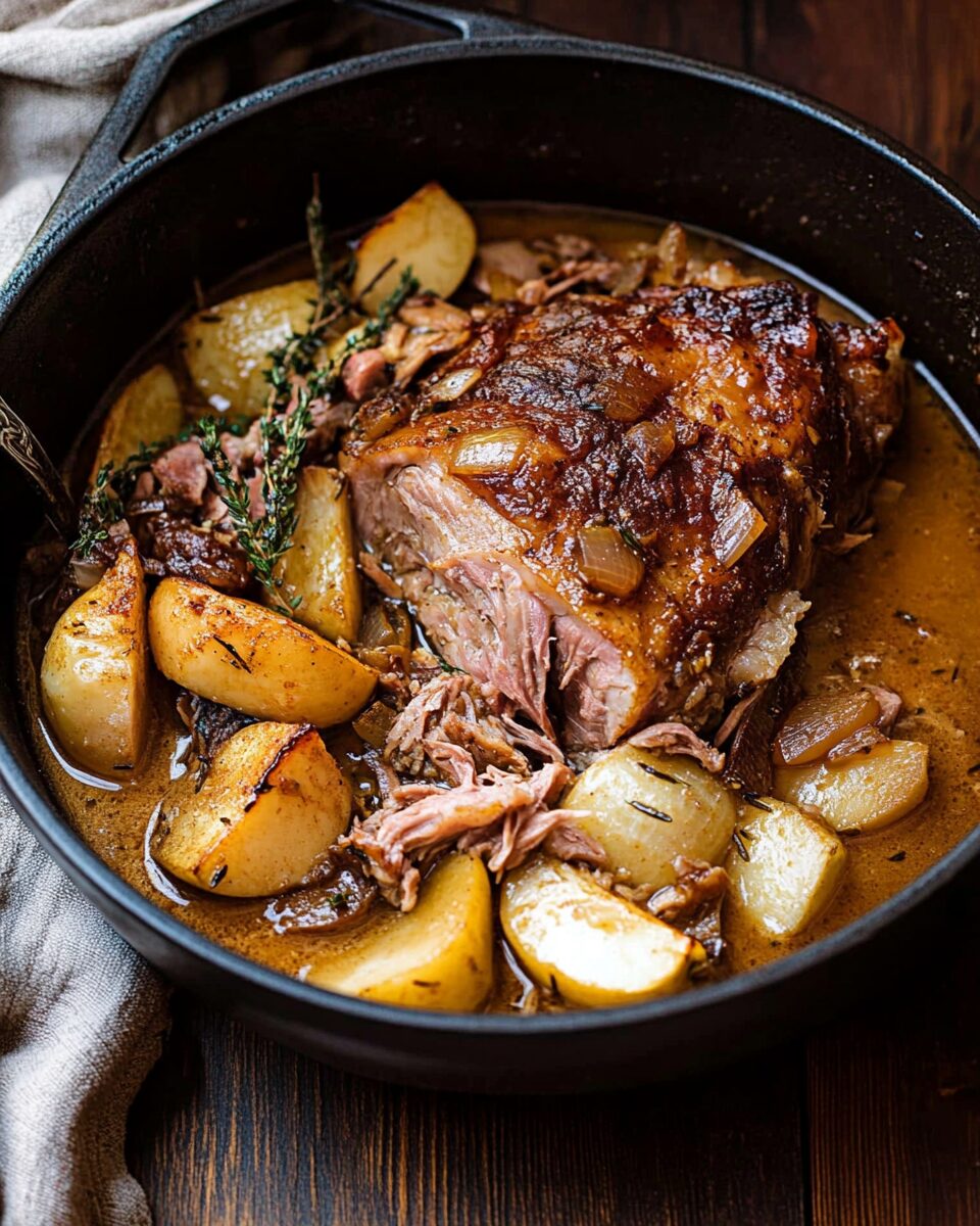 Cider-Braised Pulled Pork Shoulder
