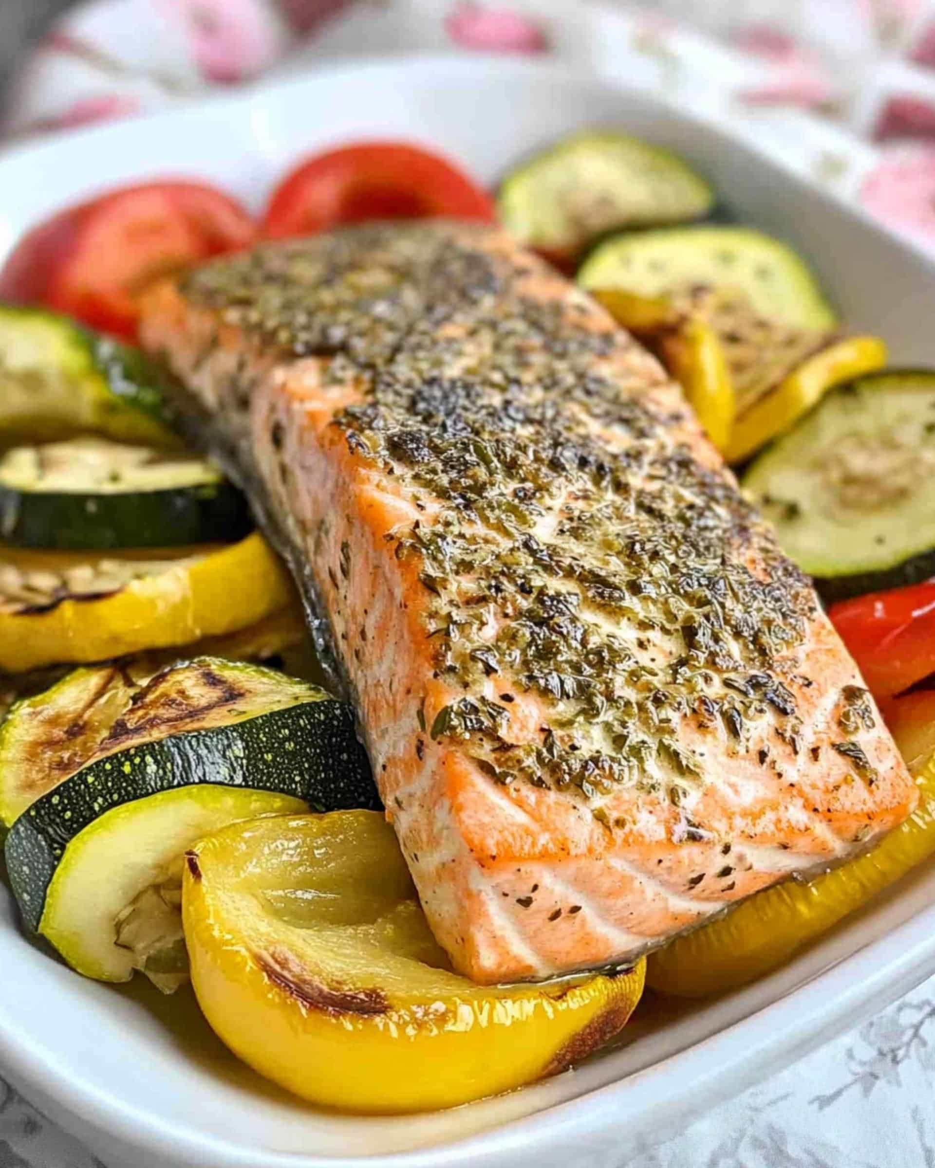 Sheet Pan Lemon-Herb Salmon with Roasted Potatoes