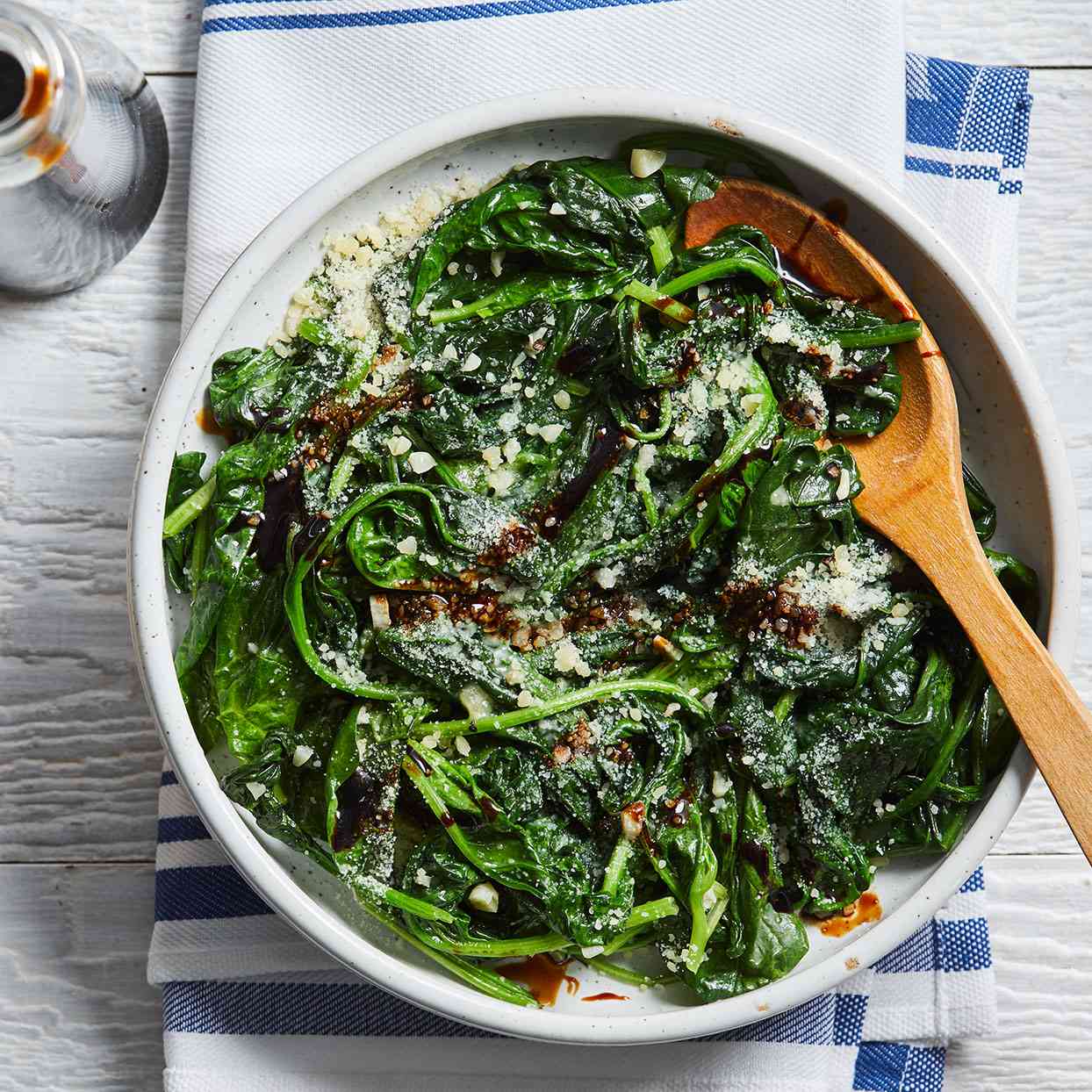 Buttermilk-Parmesan Pasta with Sautéed Greens