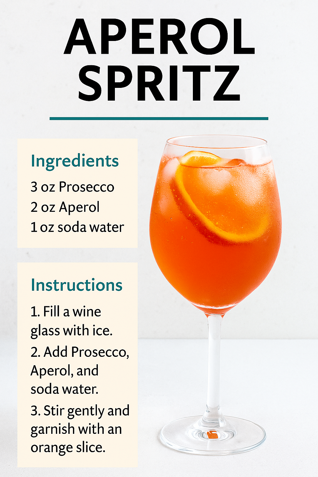Elderflower-Infused Aperol Spritz