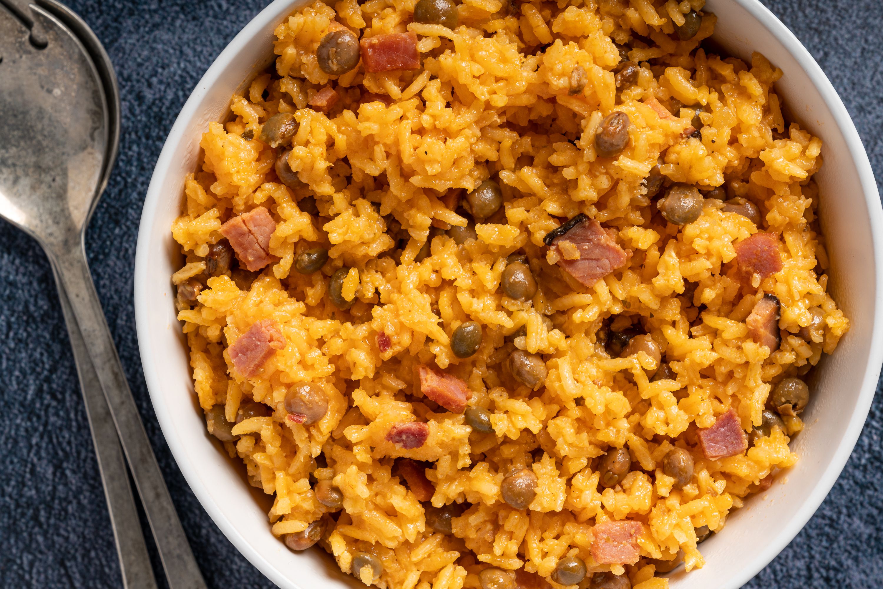 Slow-Cooked Pigeon Peas Rice with Pork Shoulder