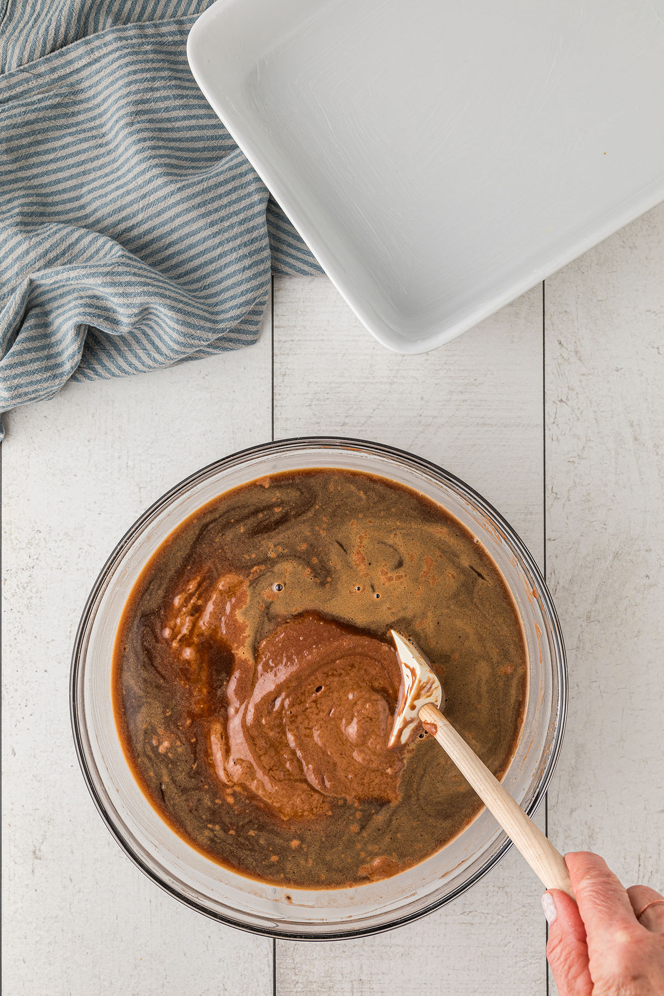 One-Bowl Chocolate Cake with Melted Butter