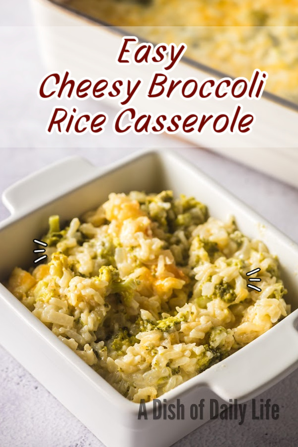 Cheesy Broccoli and Rice Casserole