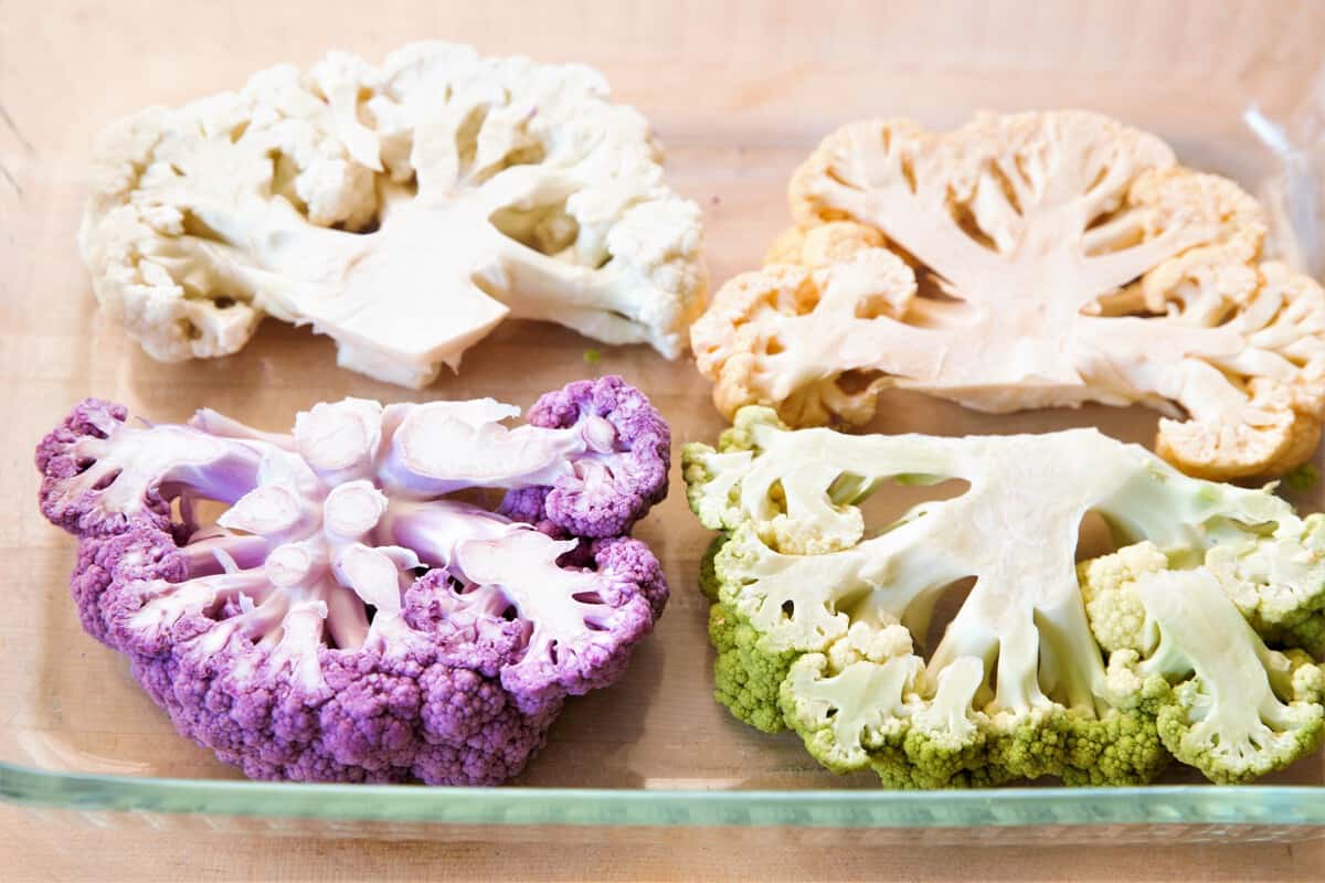 Miso-Roasted Cauliflower Steaks with Sesame and Ginger