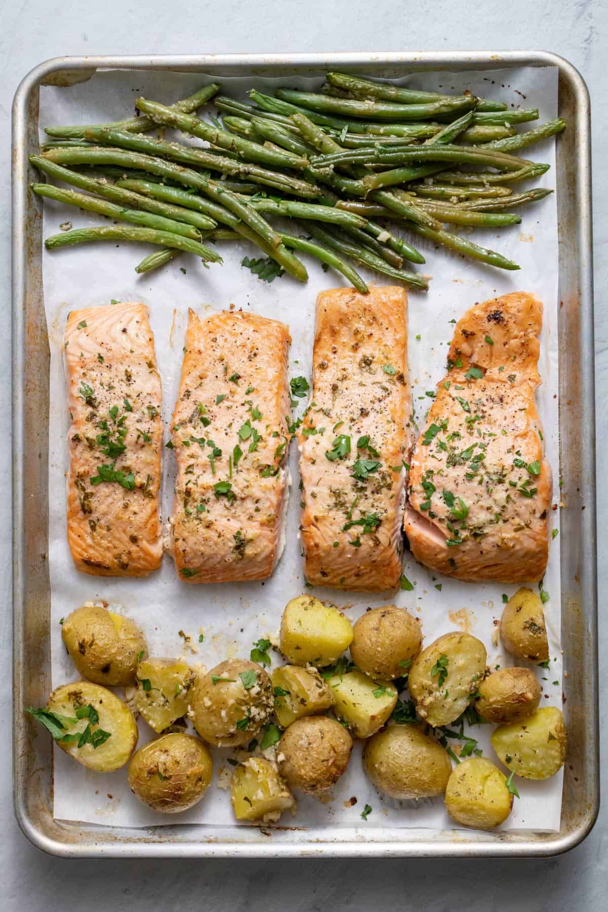 Serious Sheet Pan Salmon with Dill and Lemon