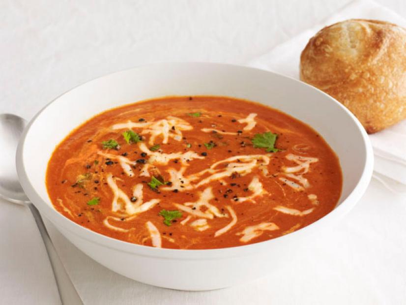 Roasted Red Pepper and Cannellini Bean Soup