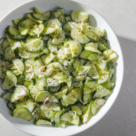 Cucumber-Dill Vinaigrette Salad