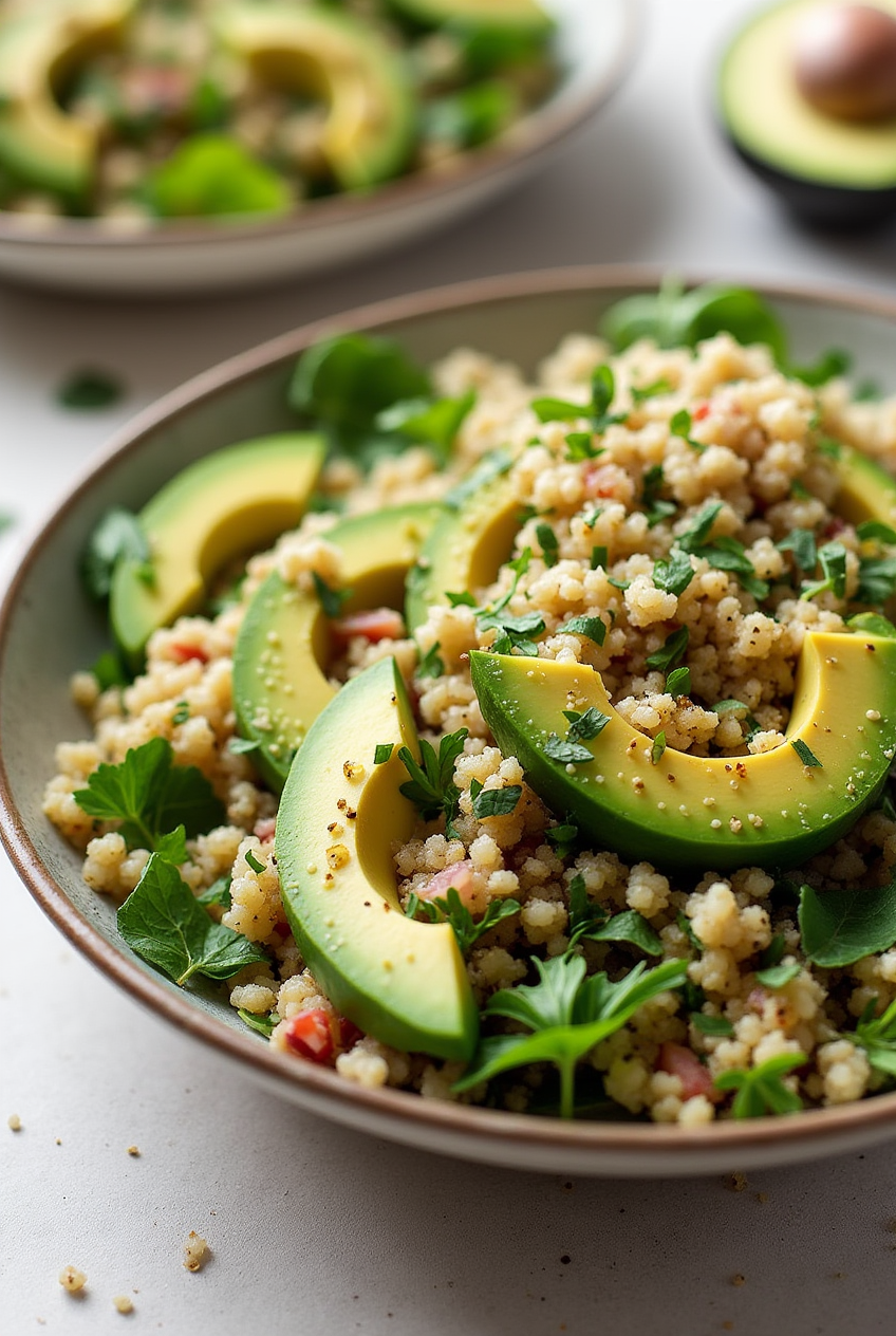 Popular Banker's Quinoa Salad with Avocado