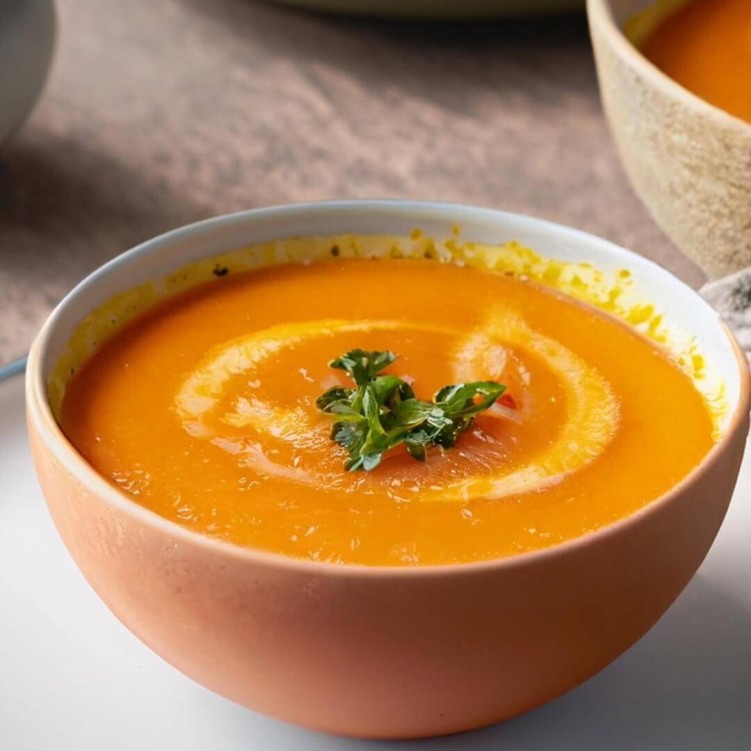 Maple-Glazed Carrot and Apple Soup