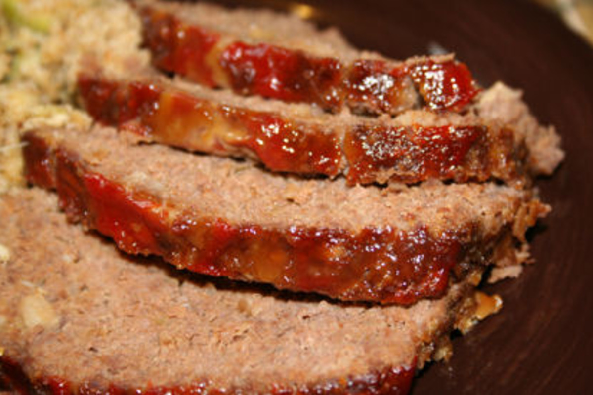 Maple-Mustard Glazed Meatloaf