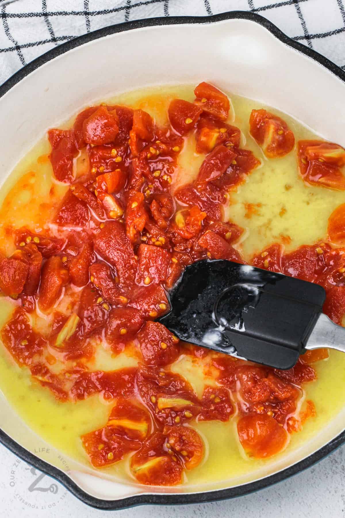 One-Pot Lemon Tomato Pasta