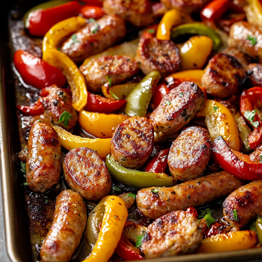 Sausage and Pepper Sheet Pan Dinner