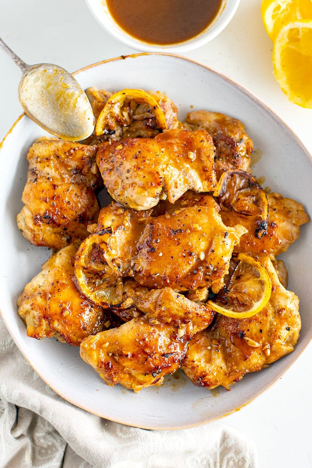 Honey-Lemon Herb Chicken Thighs