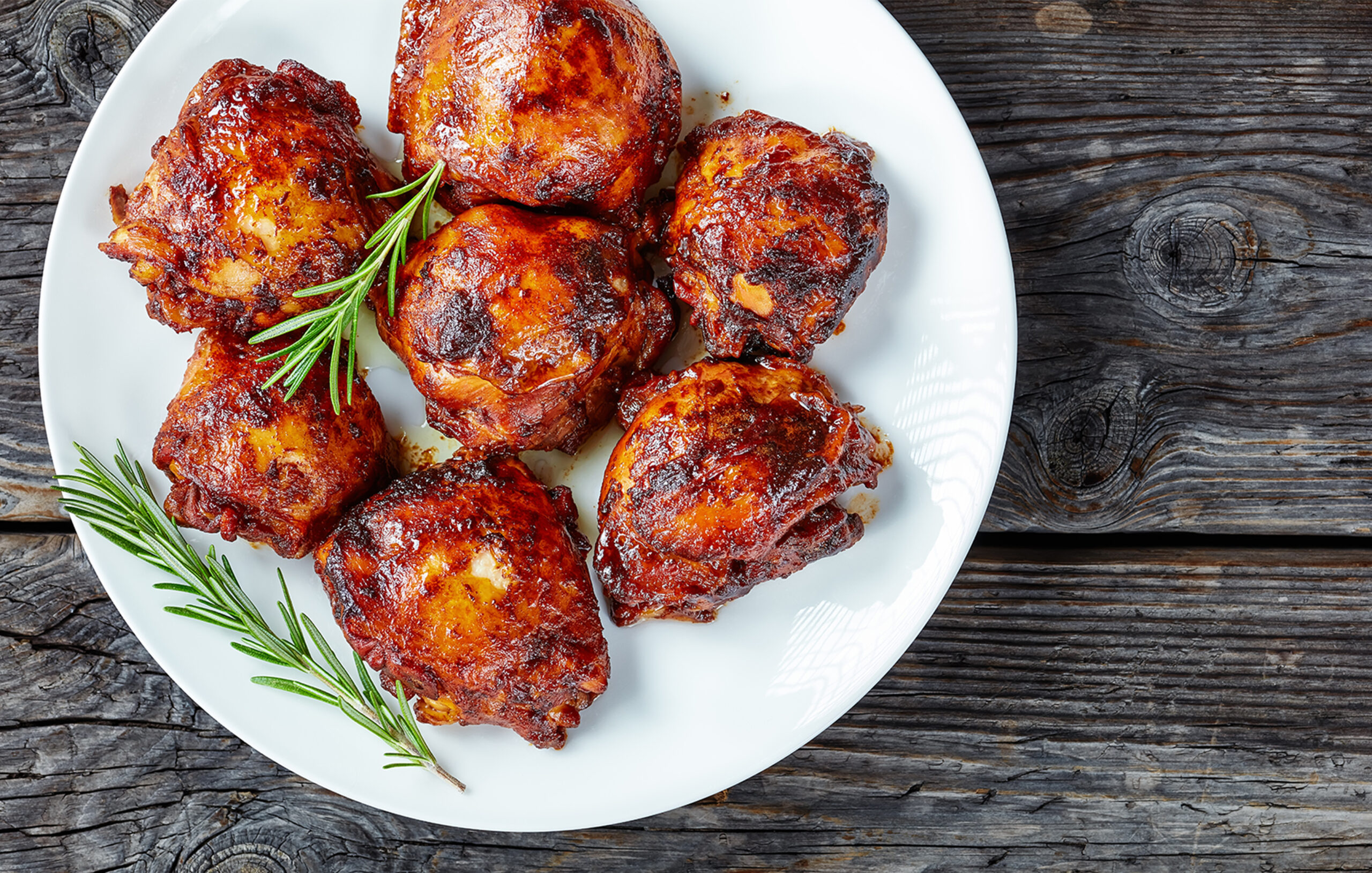 Balsamic-Glazed Chicken Thighs with Garlic