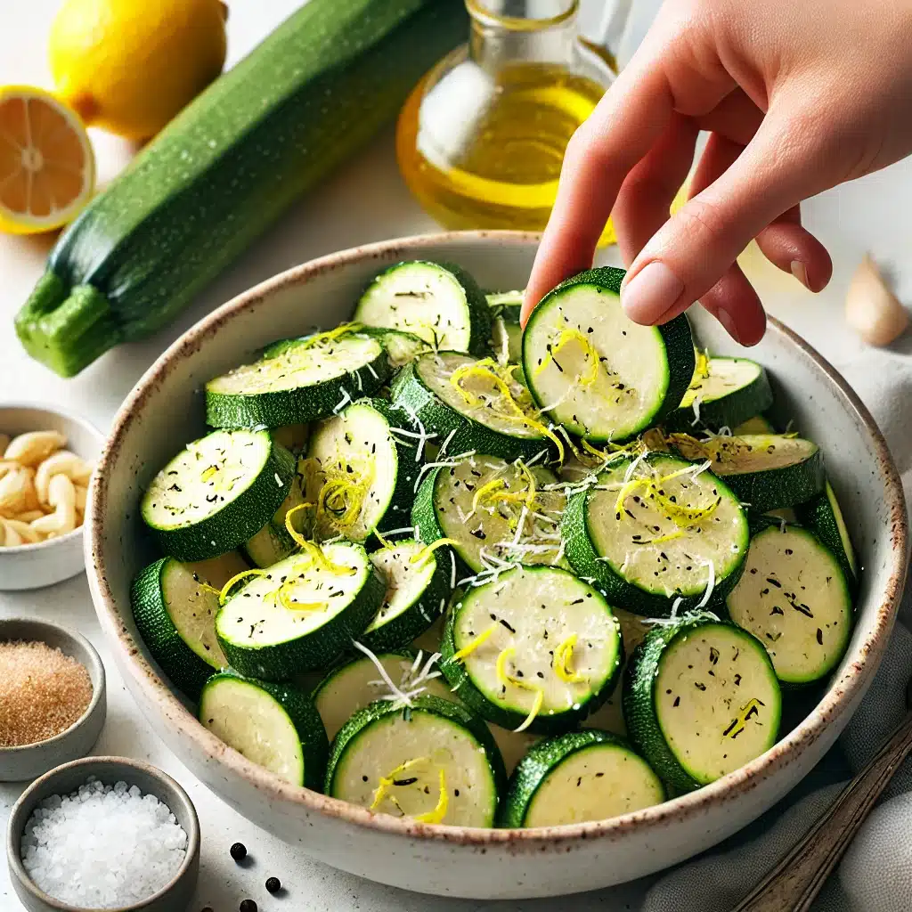 Sautéed Zucchini with Lemon Zest and Parmesan