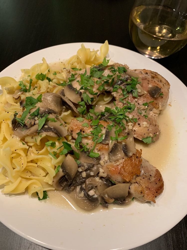 Pan-Seared Chicken Thighs with Thyme and White Wine Reduction
