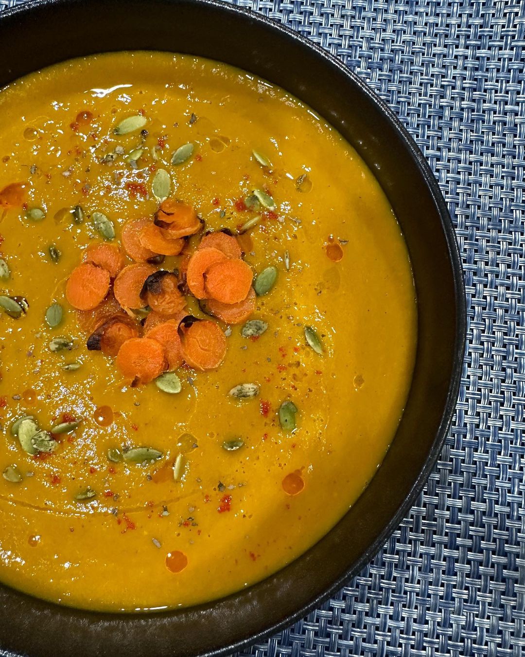 Golden Carrot and Ginger Soup with Turmeric