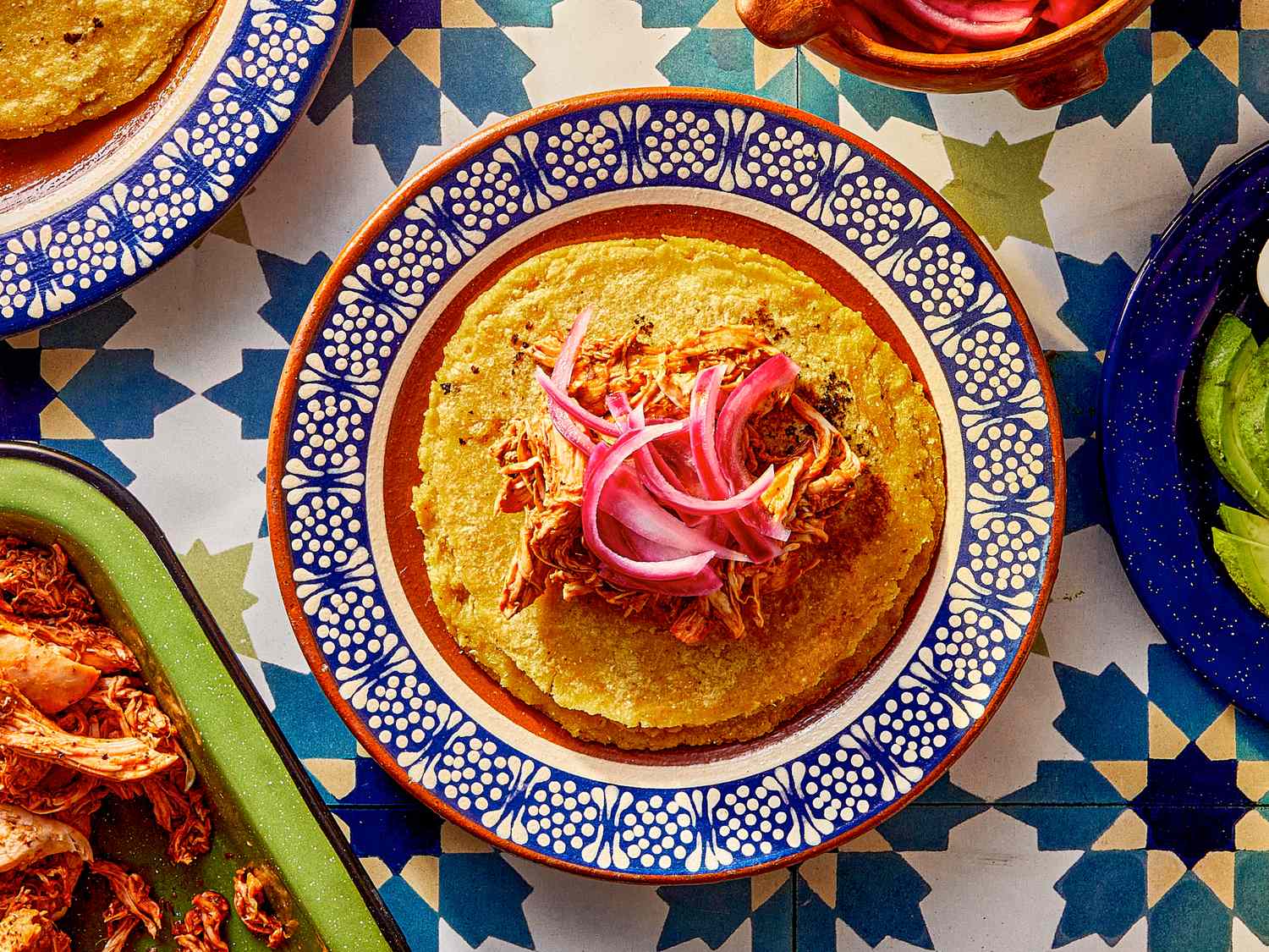 Bean-Stuffed Panuchos with Fried Tortillas