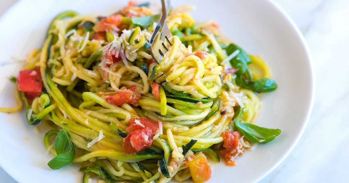 Garlic-Parmesan Zucchini Noodles