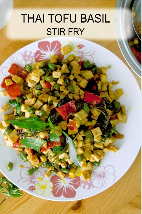 Thai-Inspired Stir-Fried Tofu with Basil