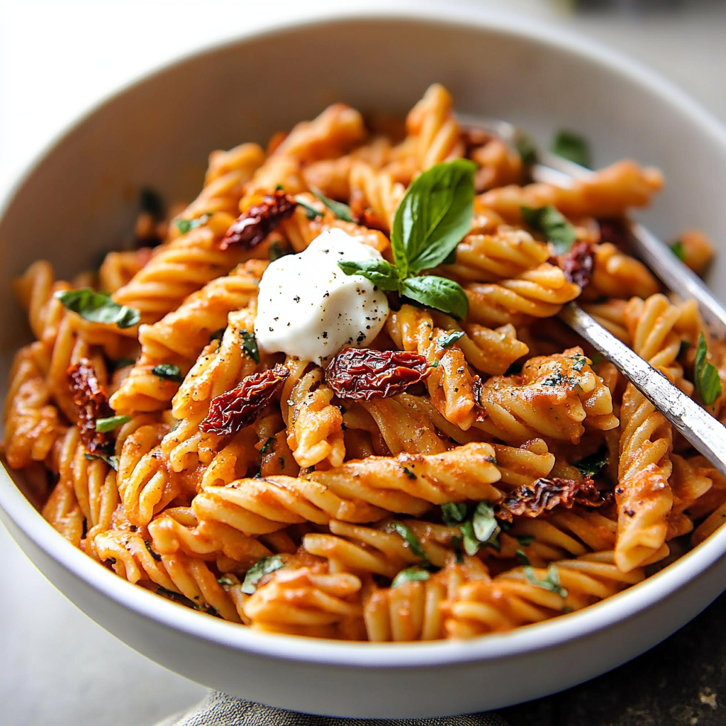 Lemon and Sun-Dried Tomato Pasta