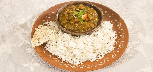 Quick Chole with Onion-Tomato Masala