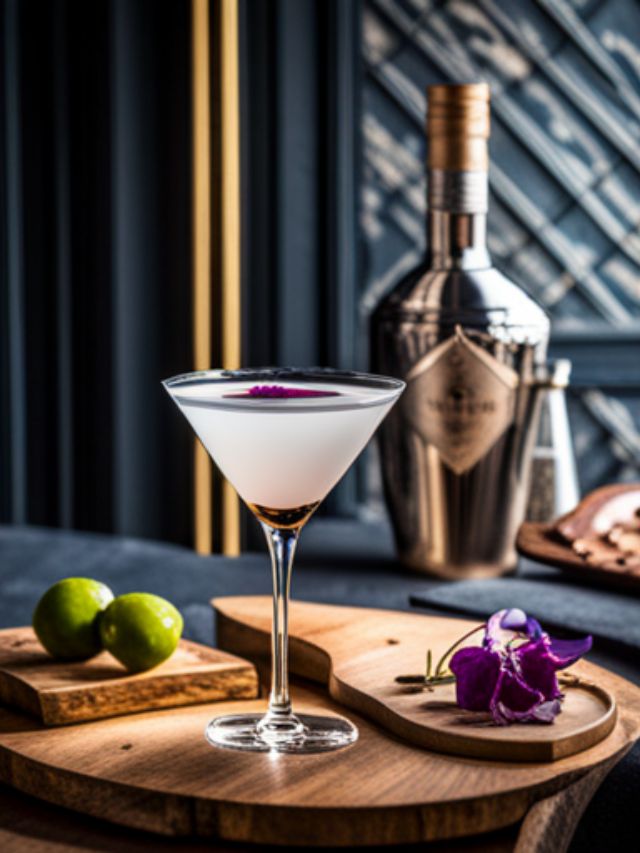 Floral-Infused Gin Martini