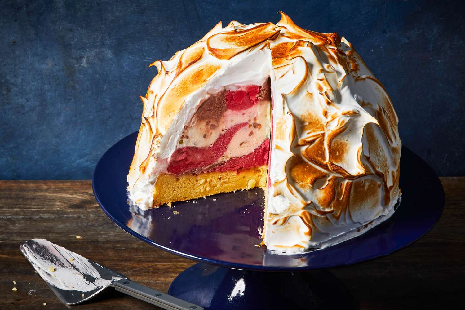 Half-Smoked Salmon Baked Alaska
